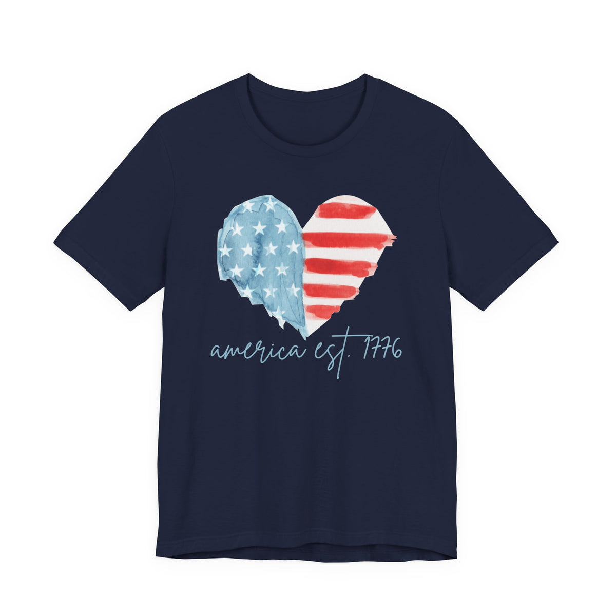 America Est. 1776 Heart Flag T-Shirt