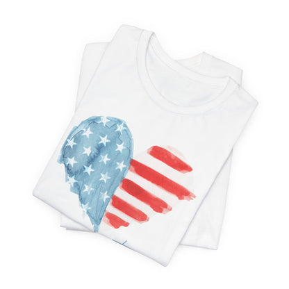 America Est. 1776 Heart Flag T-Shirt