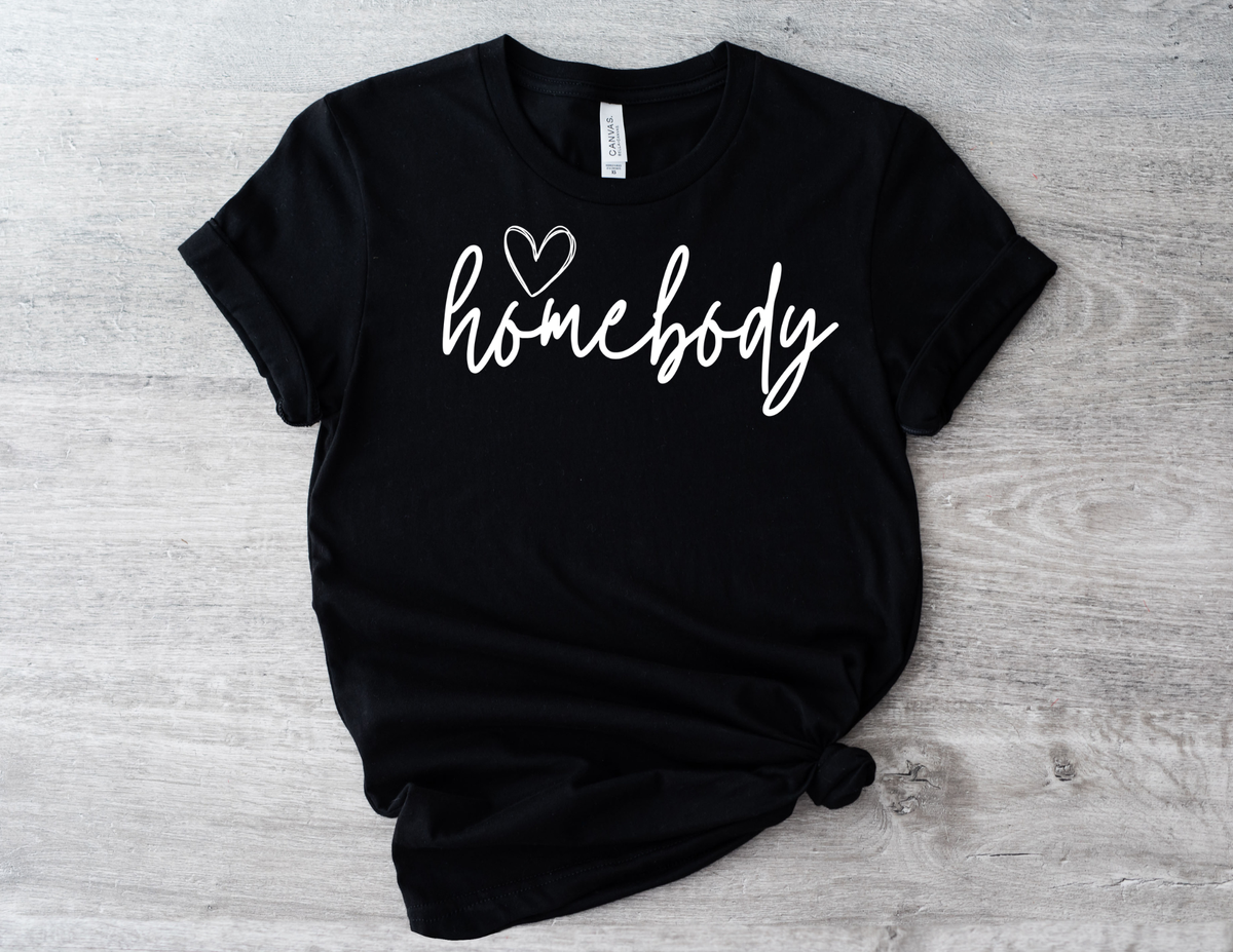Homebody Girls T-Shirt Cute Stay-At-Home Tee for Cozy Days