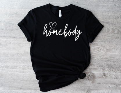 Homebody Girls T-Shirt Cute Stay-At-Home Tee for Cozy Days