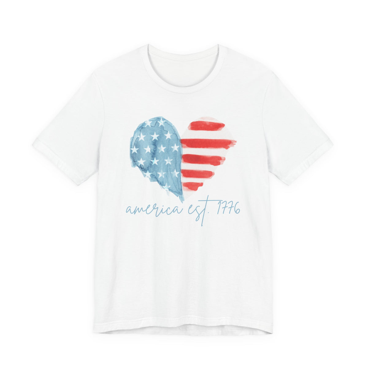 America Est. 1776 Heart Flag T-Shirt